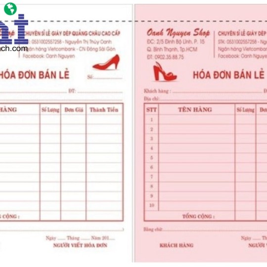 BIỂU MẪU - HÓA ĐƠN 2 LIÊN