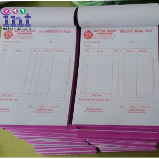 BIỂU MẪU-HÓA ĐƠN 1 LIÊN