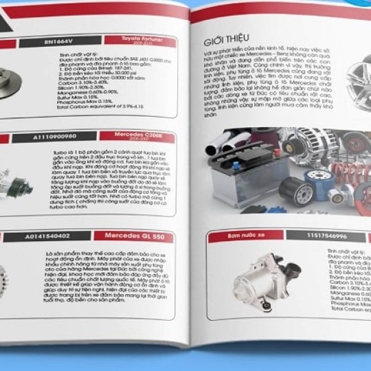 MẪU CATALOGUE DÁN KEO GÁY 