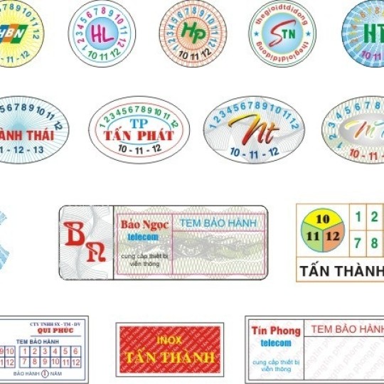 Tem bảo hành sản phẩm