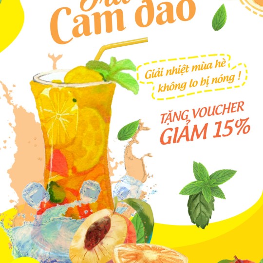 THỰC ĐƠN TRÀ CAM ĐÀO