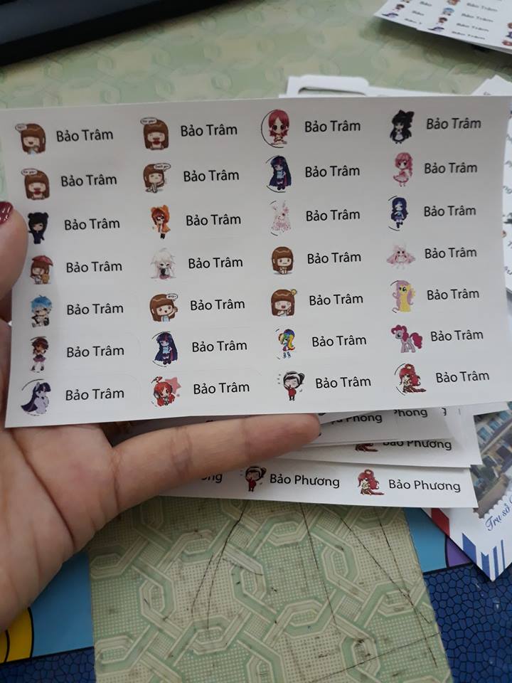 Sticket Tên Bé