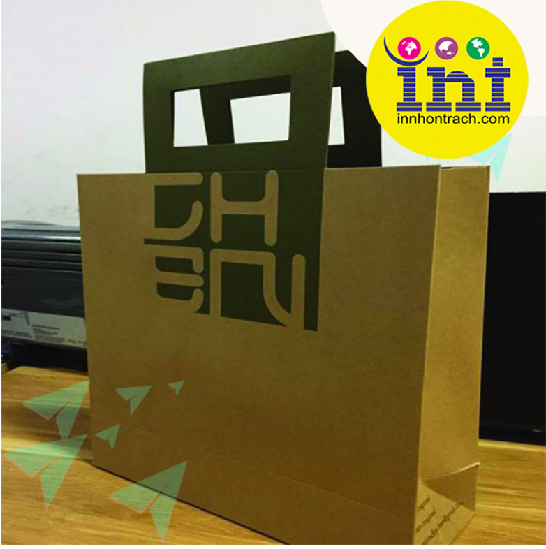 Mẫu Túi Giấy Màu Nâu Đẹp