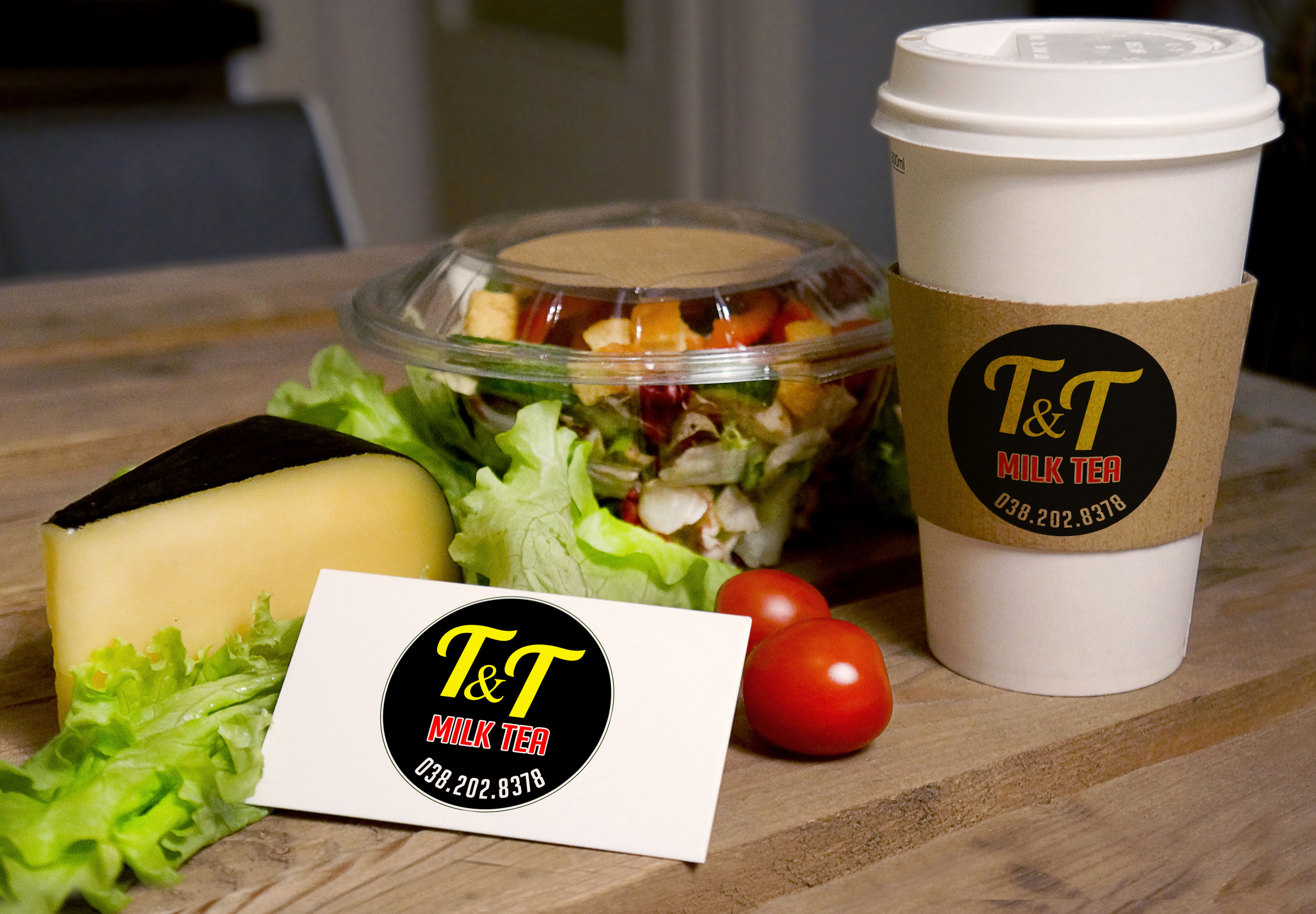 Mẫu Tem Decal Dán Ly Đựng Trà Sữa Cafe