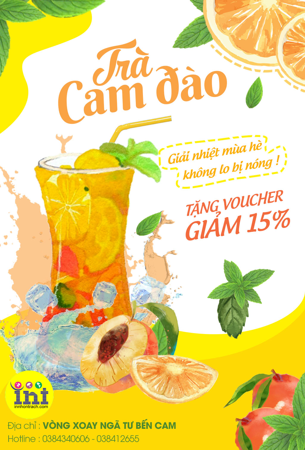 THỰC ĐƠN TRÀ CAM ĐÀO